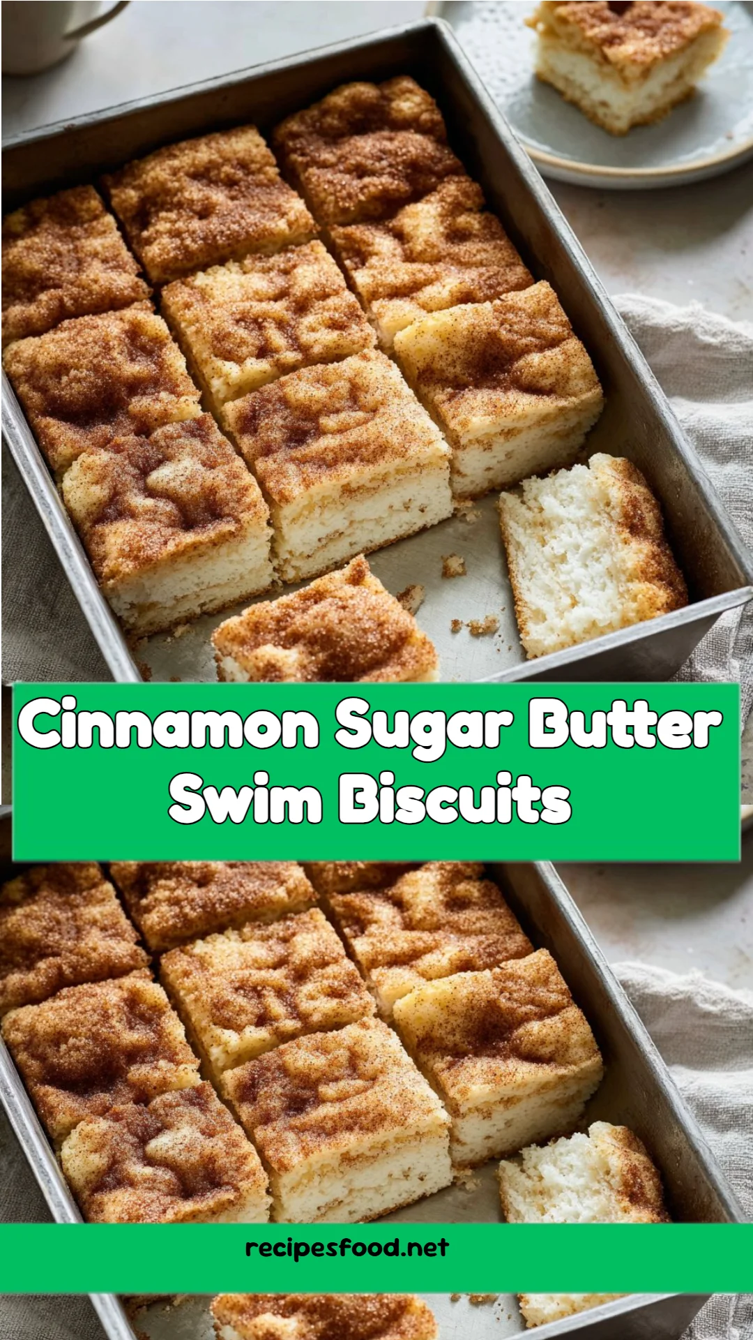 Cinnamon Sugar Butter Swim Biscuits