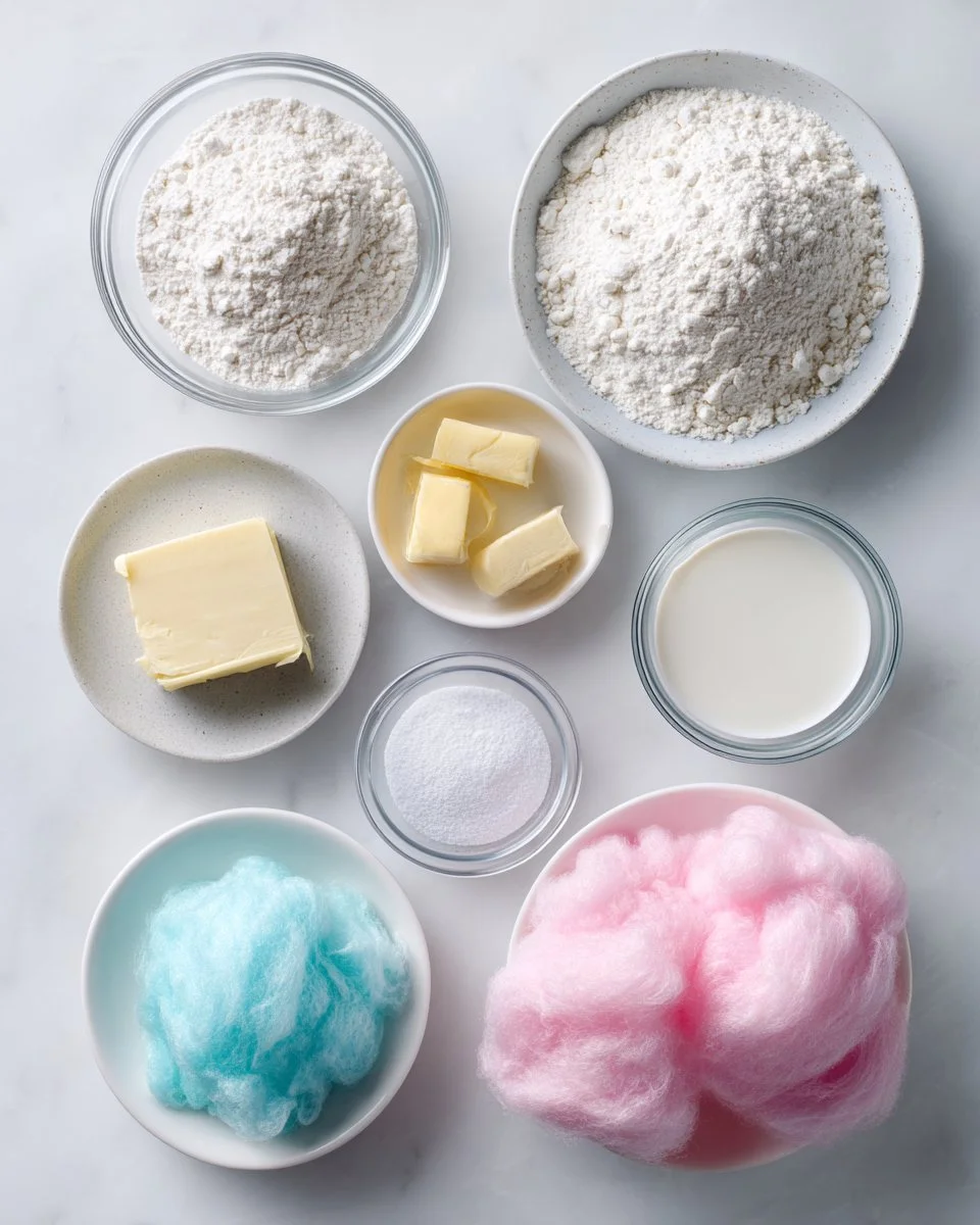 Cotton Candy Cupcakes