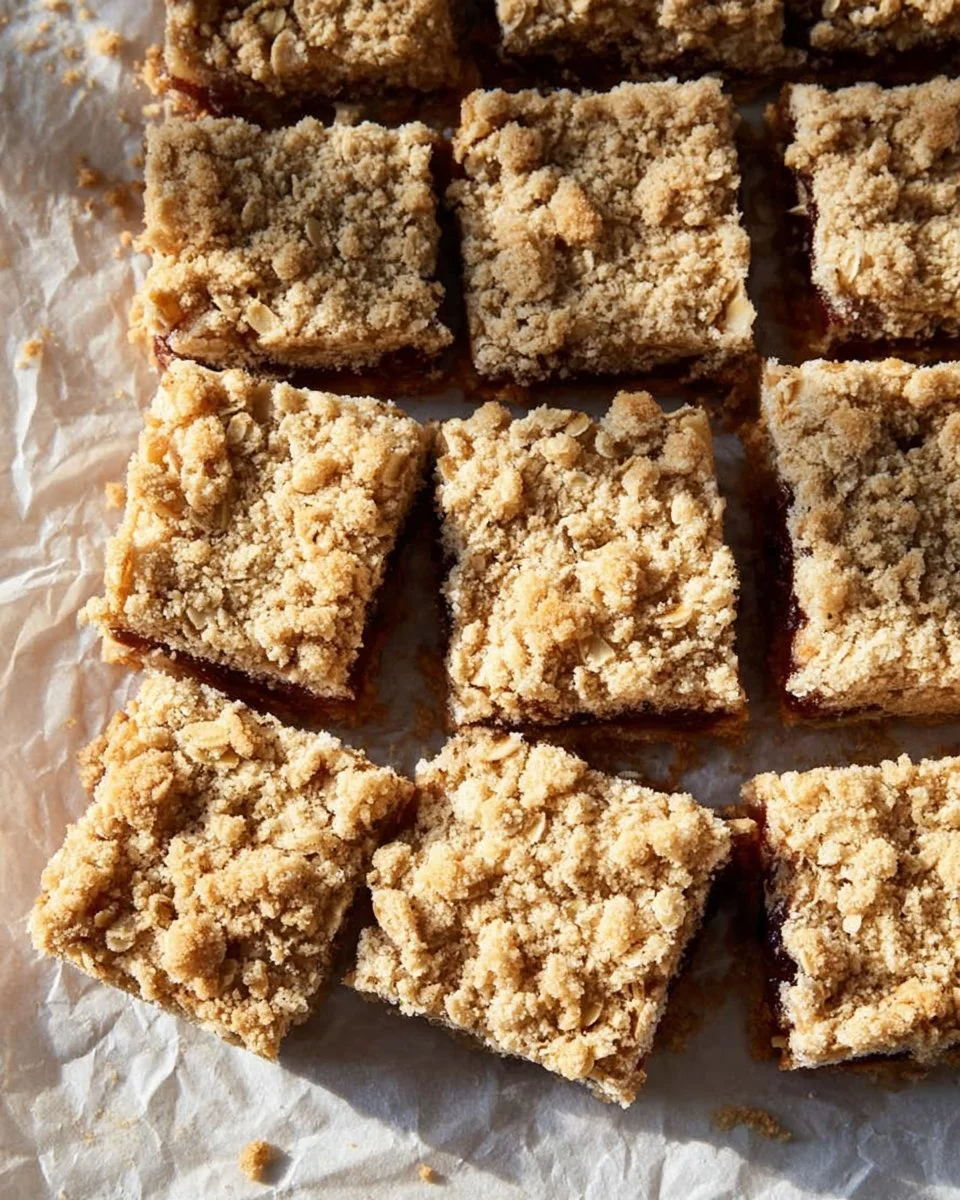 Delicious cranberry date squares served on a wooden plate
