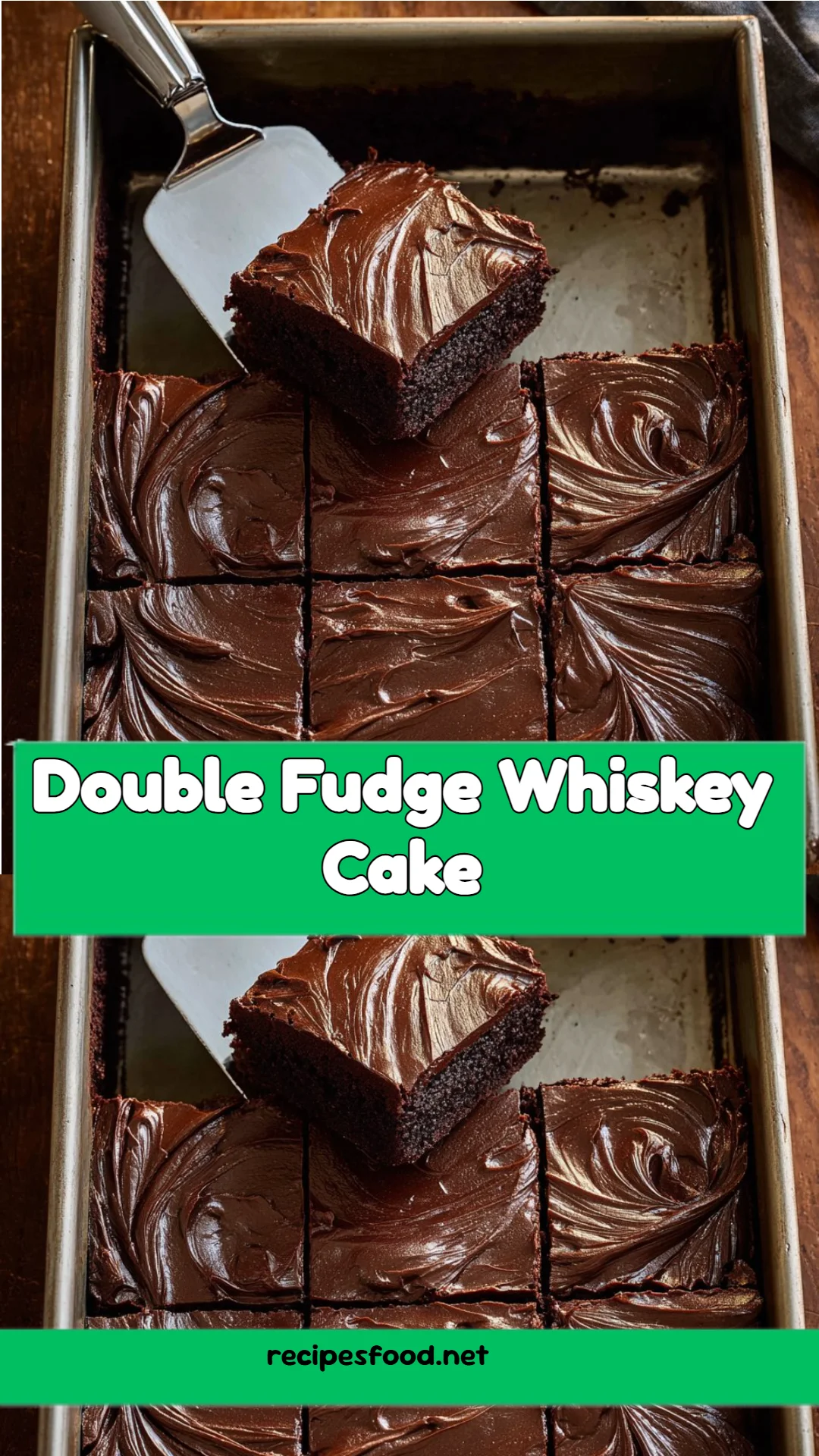 Double Fudge Whiskey Cake