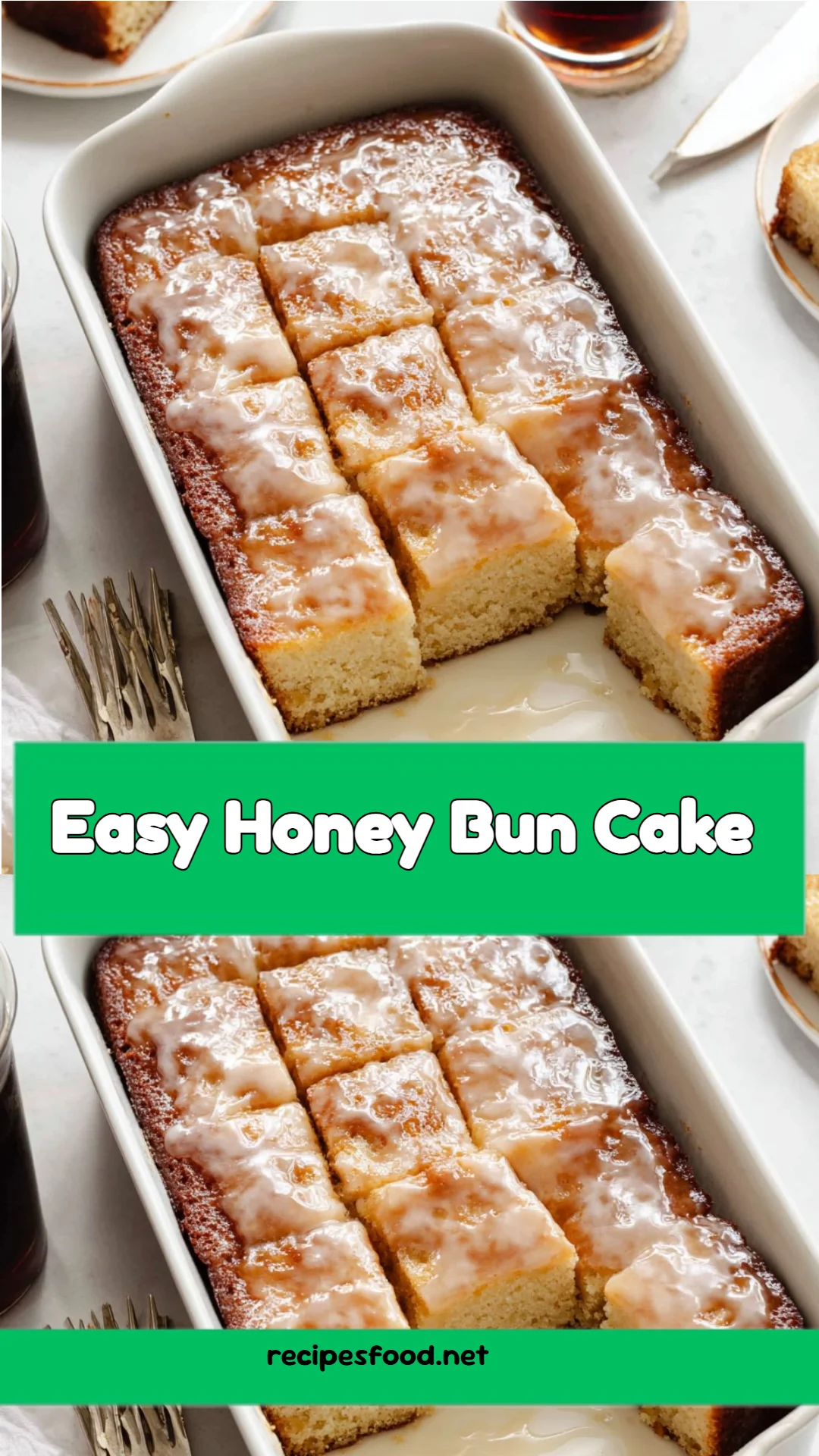 Easy Honey Bun Cake