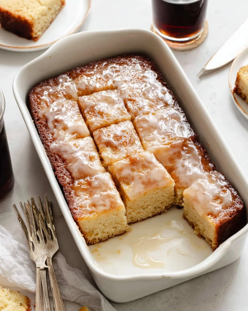 Easy Honey Bun Cake