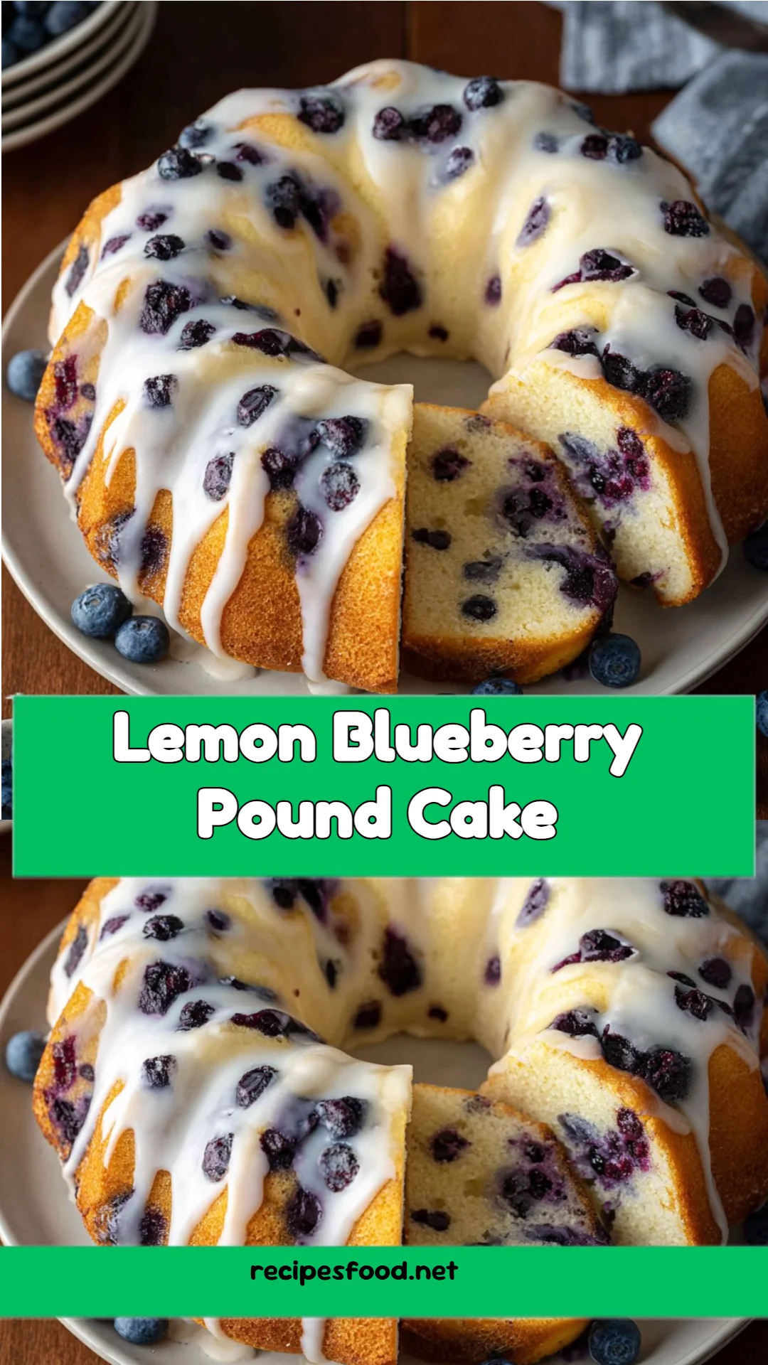 Lemon Blueberry Pound Cake