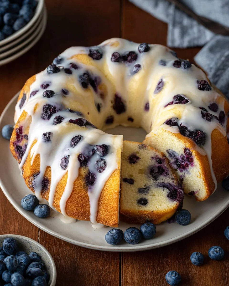 Lemon Blueberry Pound Cake