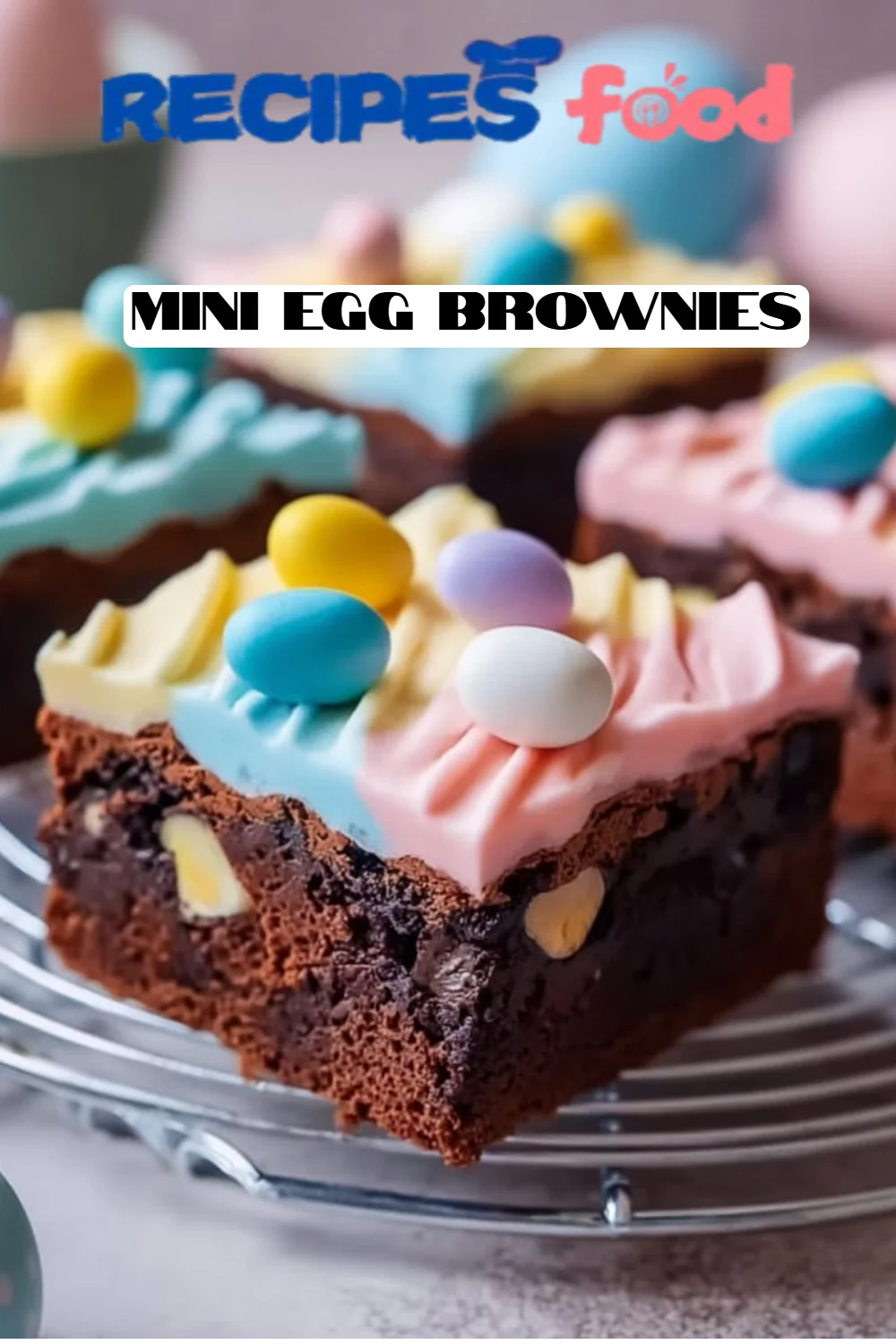 Mini Egg Brownies