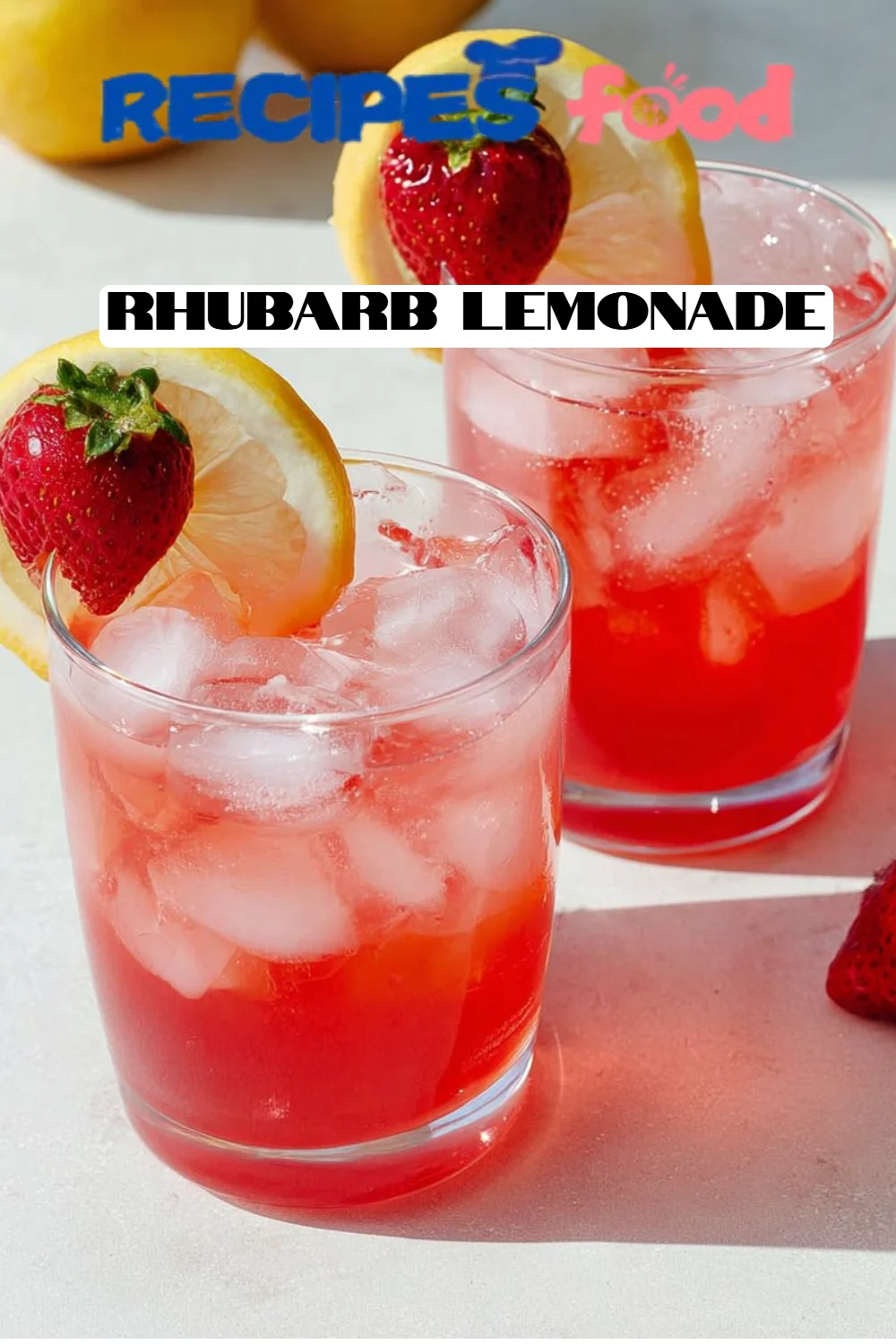 Rhubarb Lemonade