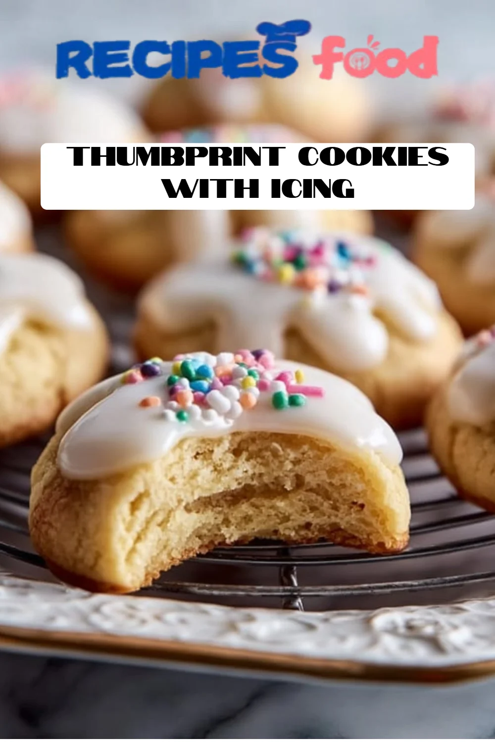 Thumbprint Cookies With Icing
