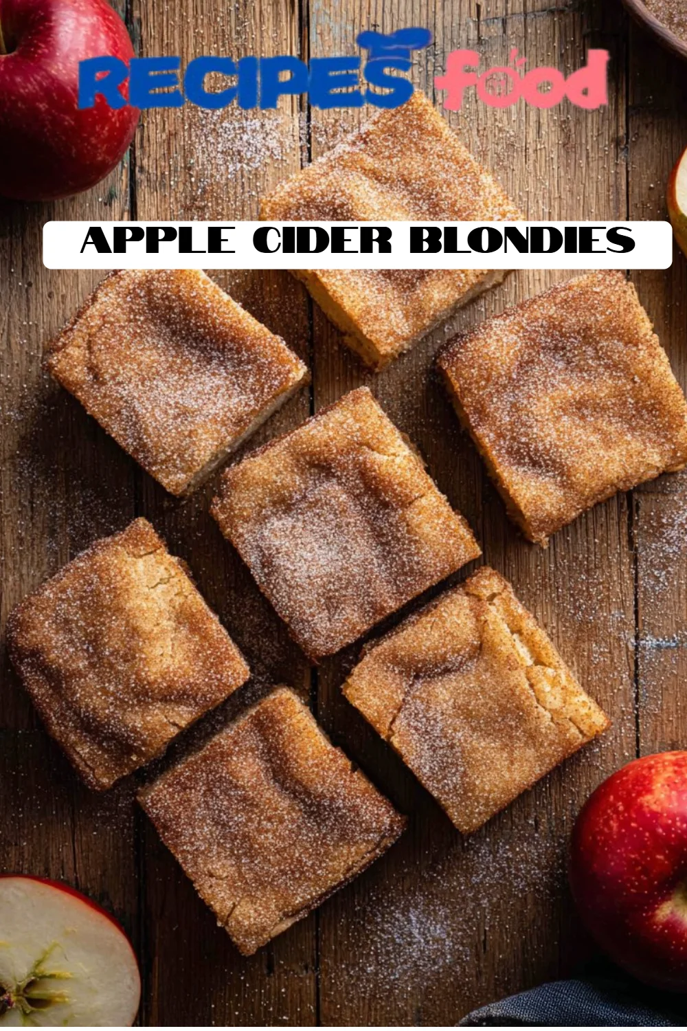 Apple Cider Blondies