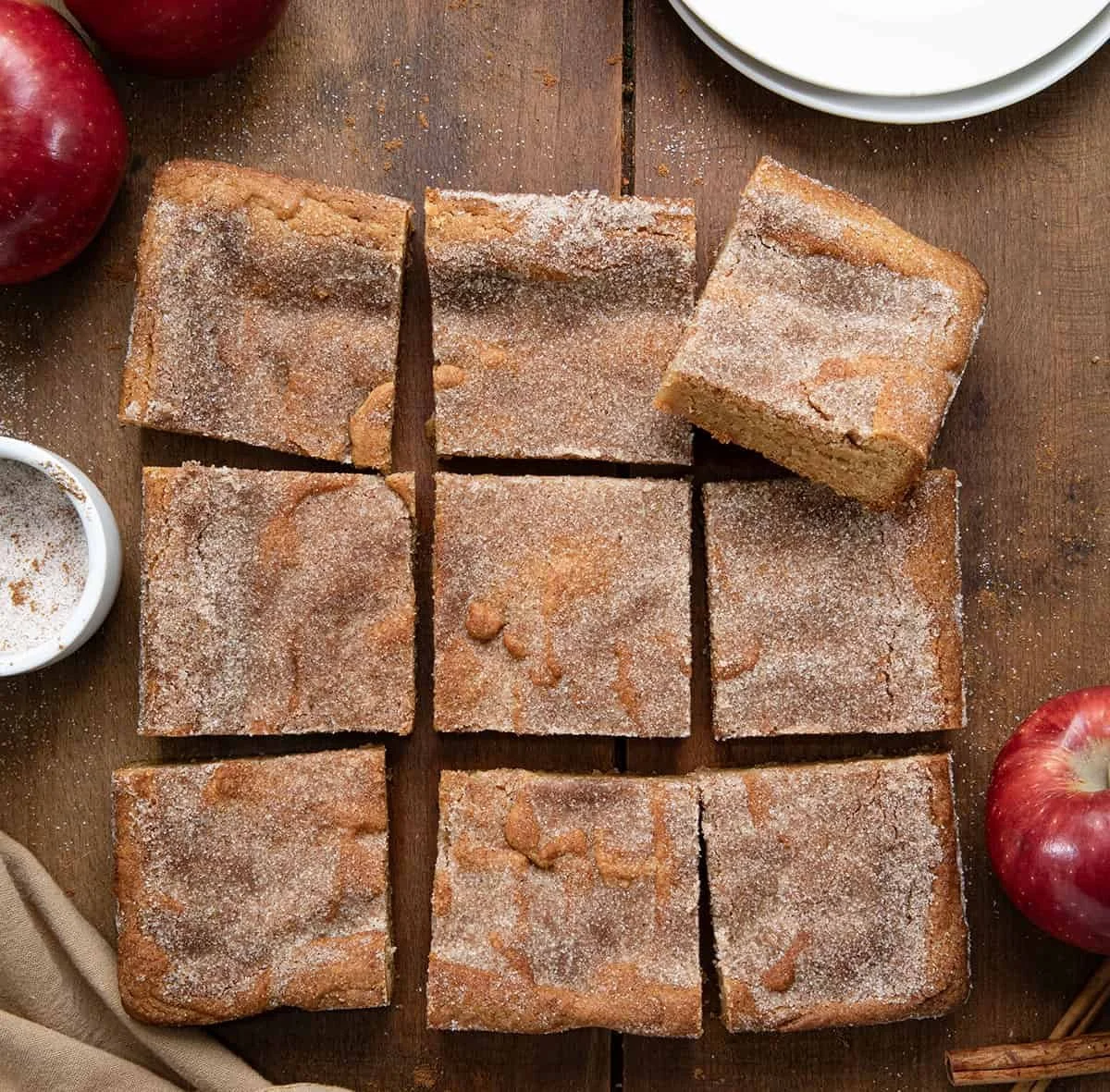 Apple Cider Blondies