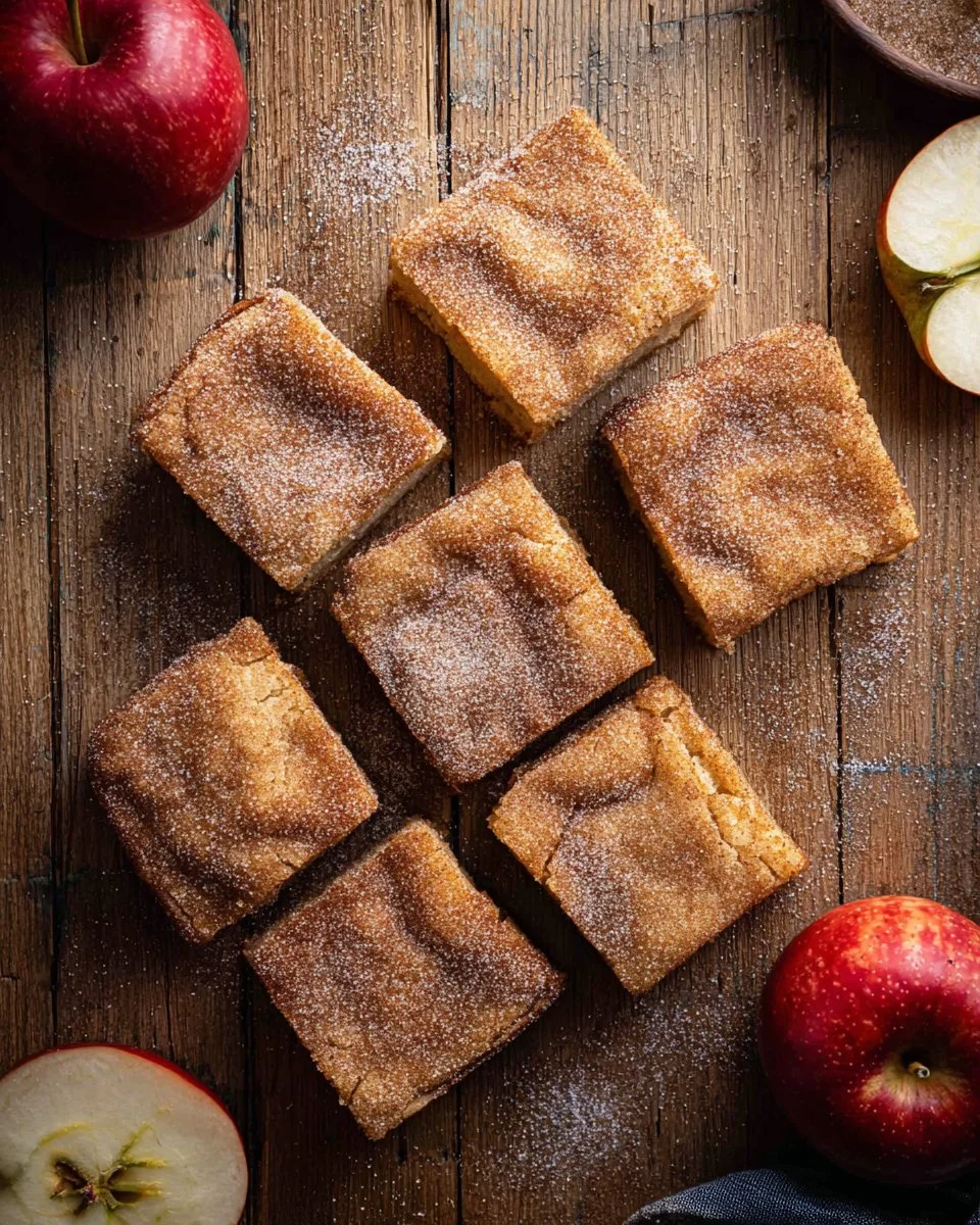 Apple Cider Blondies