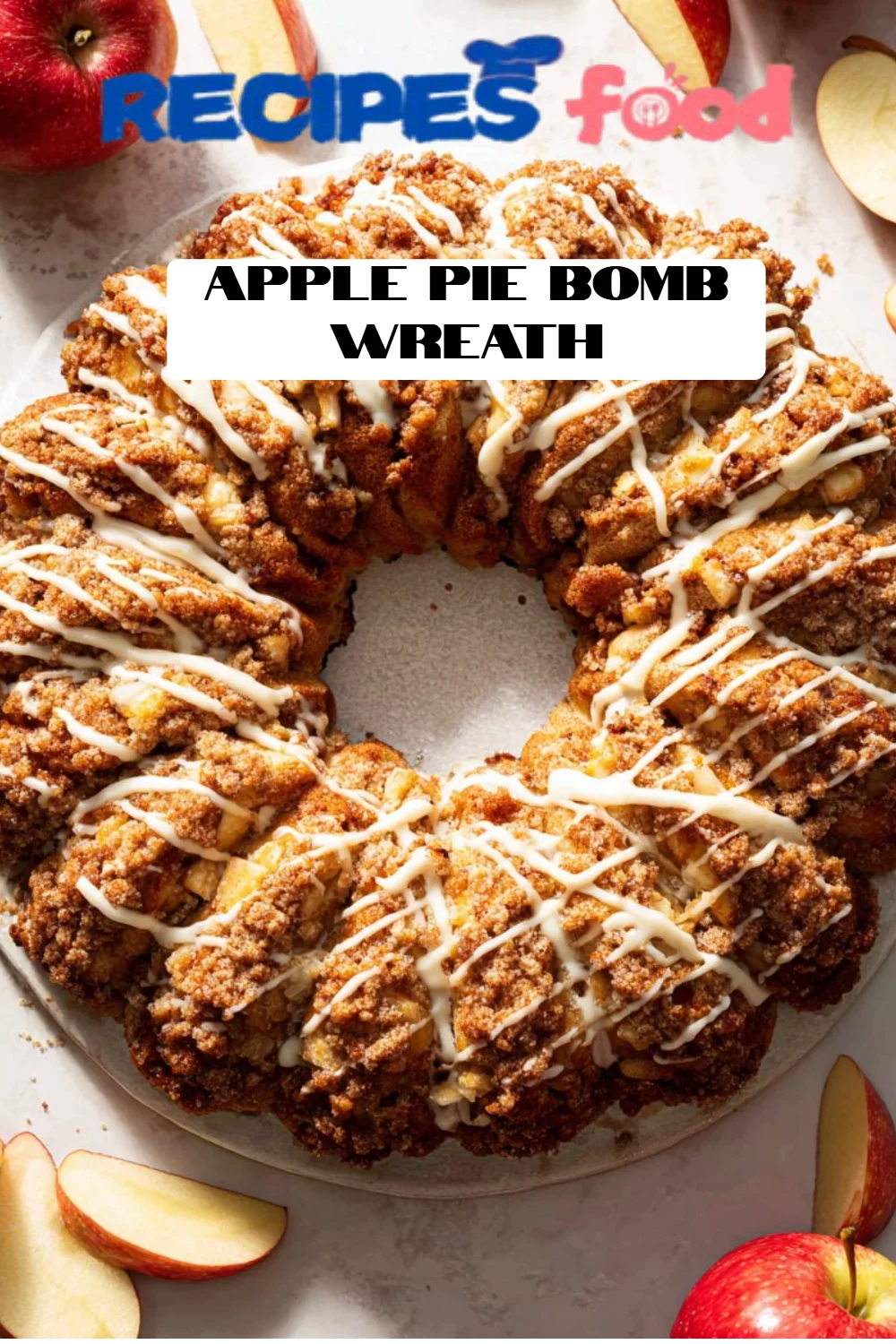 Apple Pie Bomb Wreath