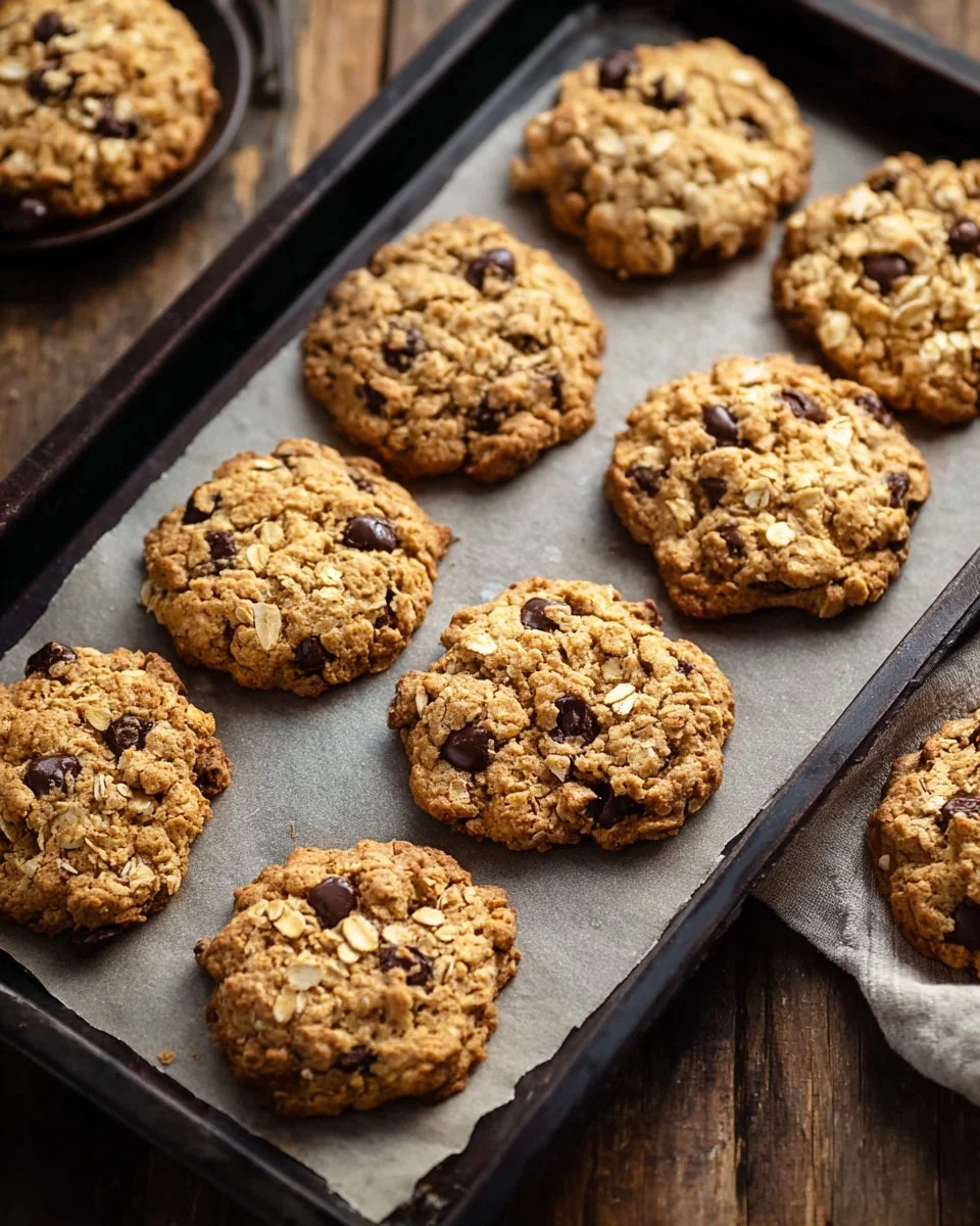 Brown Butter Oatmeal Chocolate Chip Cookies