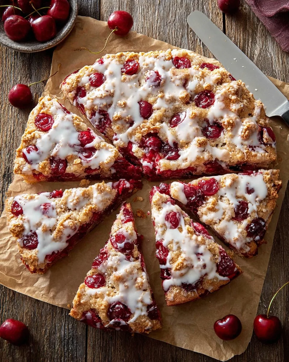 Cherry Dessert Pizza