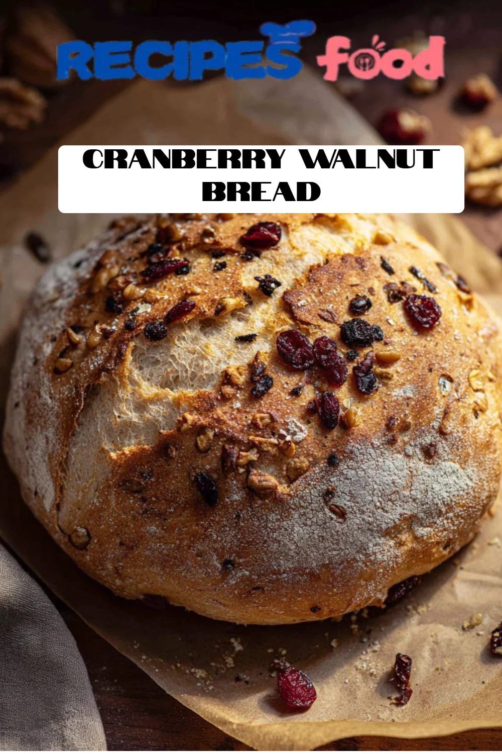 Cranberry Walnut Bread