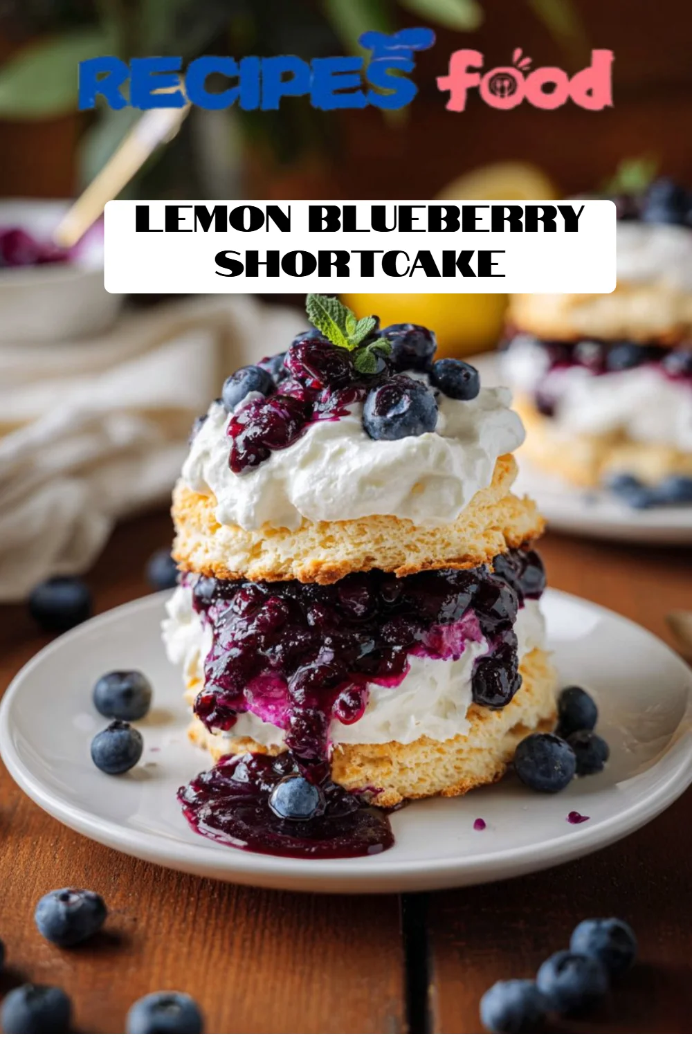 Lemon Blueberry Shortcake