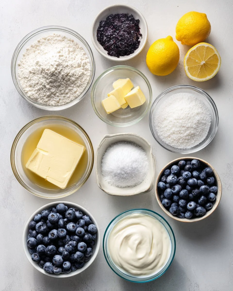 Lemon Blueberry Shortcake