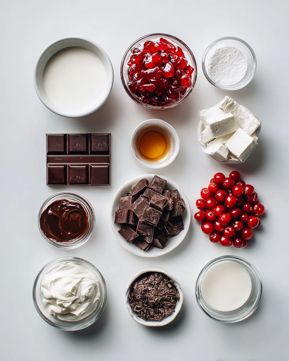 No Churn Chocolate Cherry Ice Cream