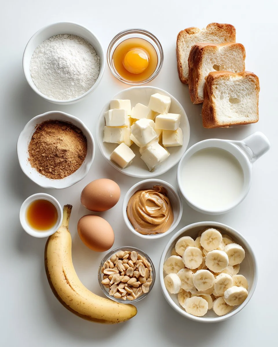 Peanut Butter Banana Overnight French Toast