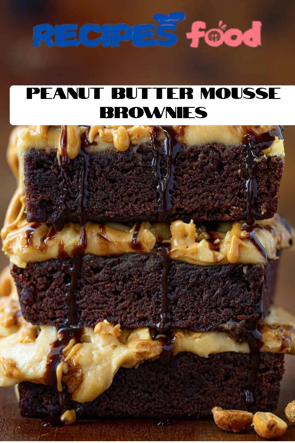 Peanut Butter Mousse Brownies