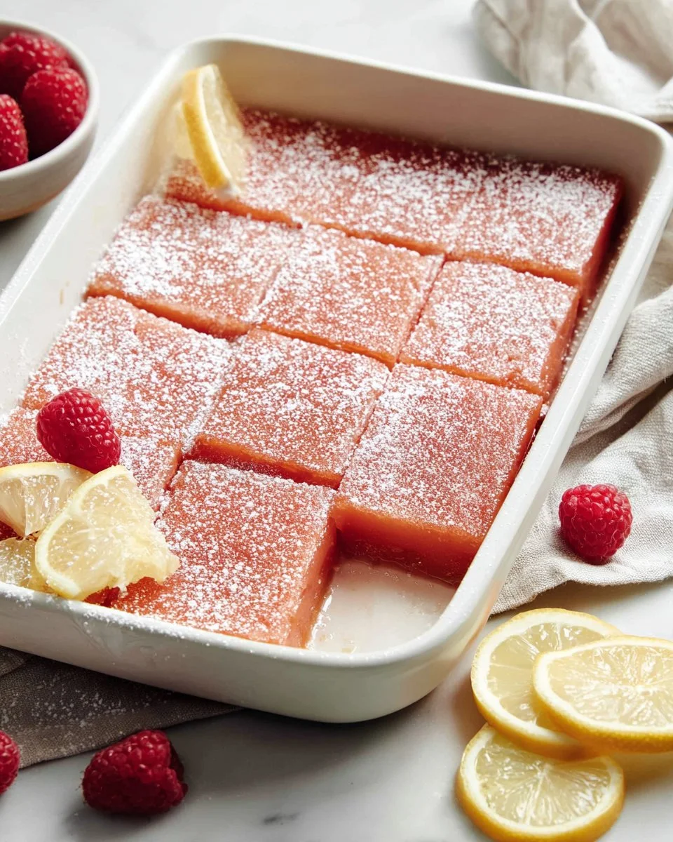 Delicious Raspberry Lemon Bars topped with fresh raspberries and lemon zest