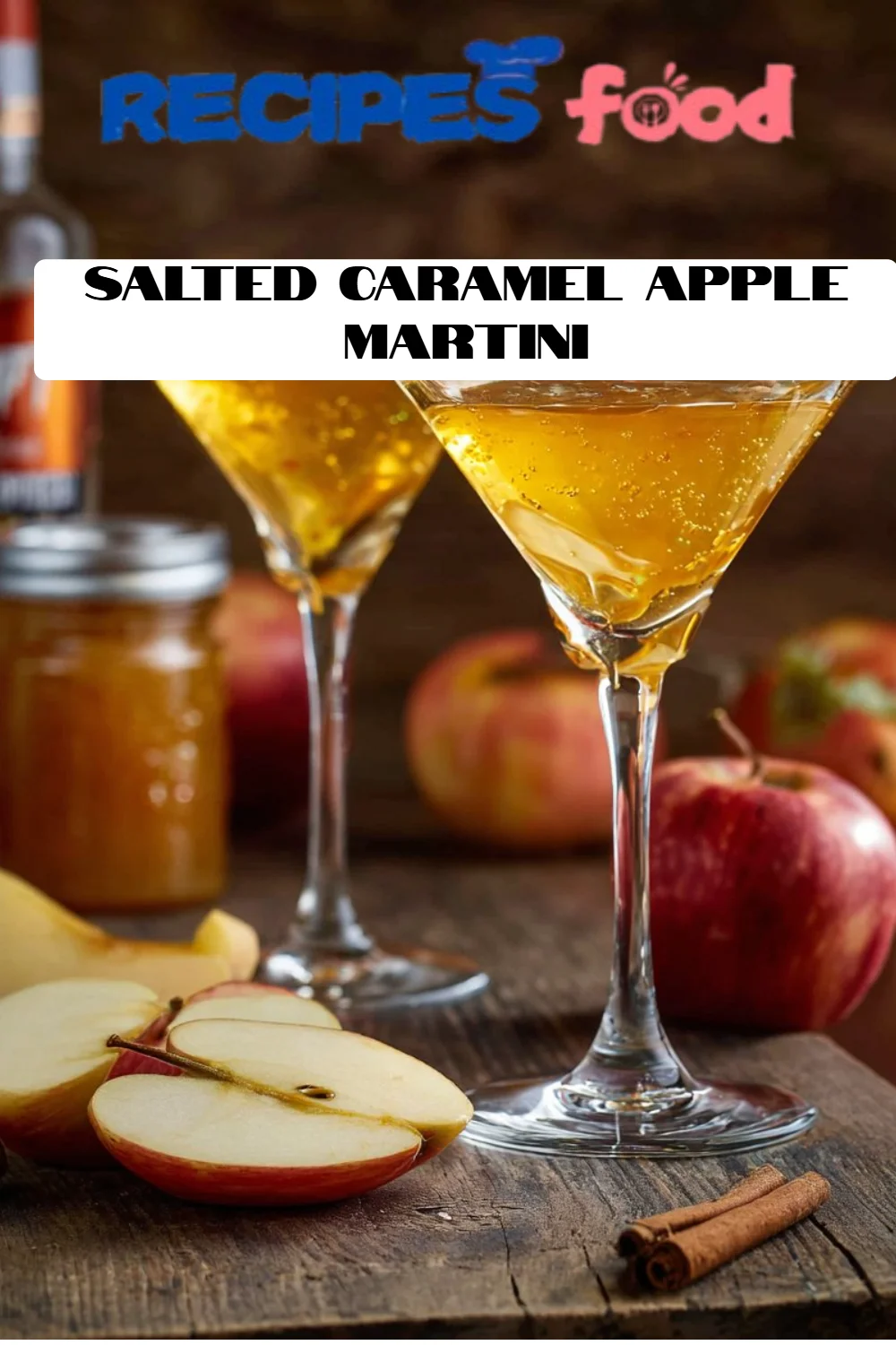 Salted Caramel Apple Martini
