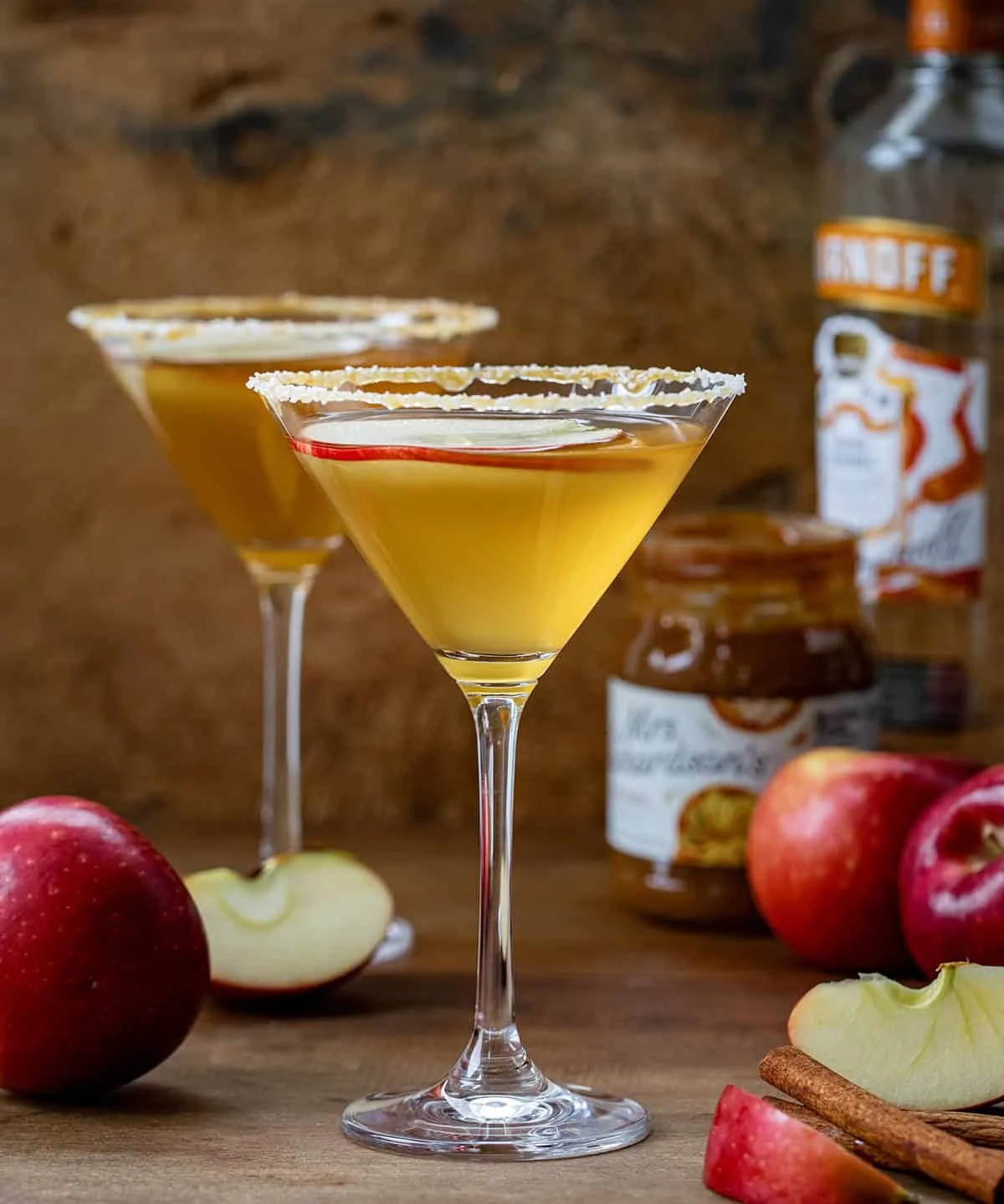 Salted Caramel Apple Martini