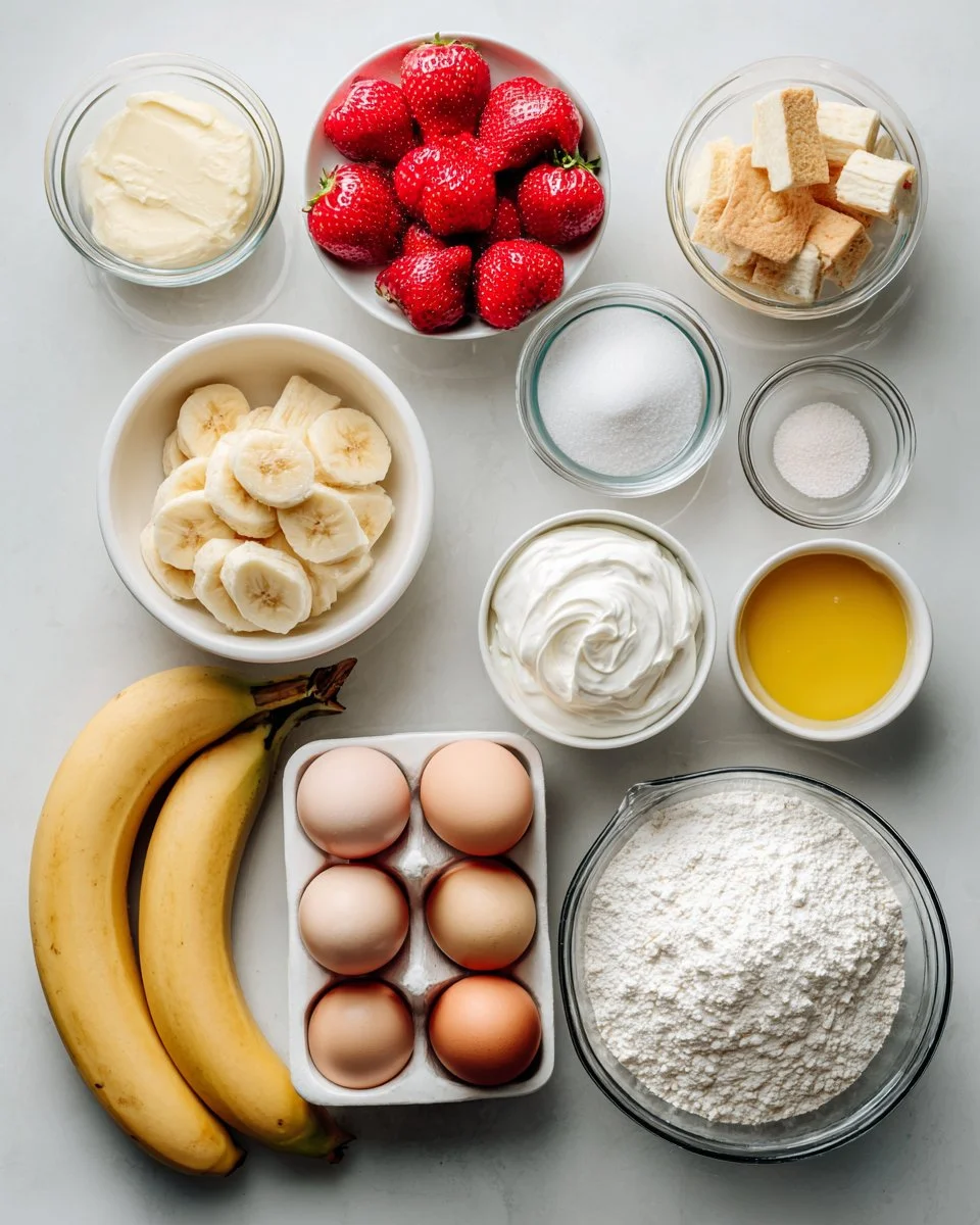 Strawberry Banana Cheesecake