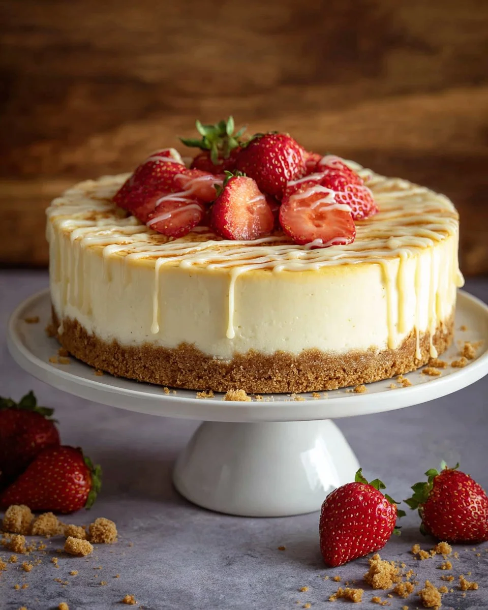 Strawberry Crumble Cheesecake