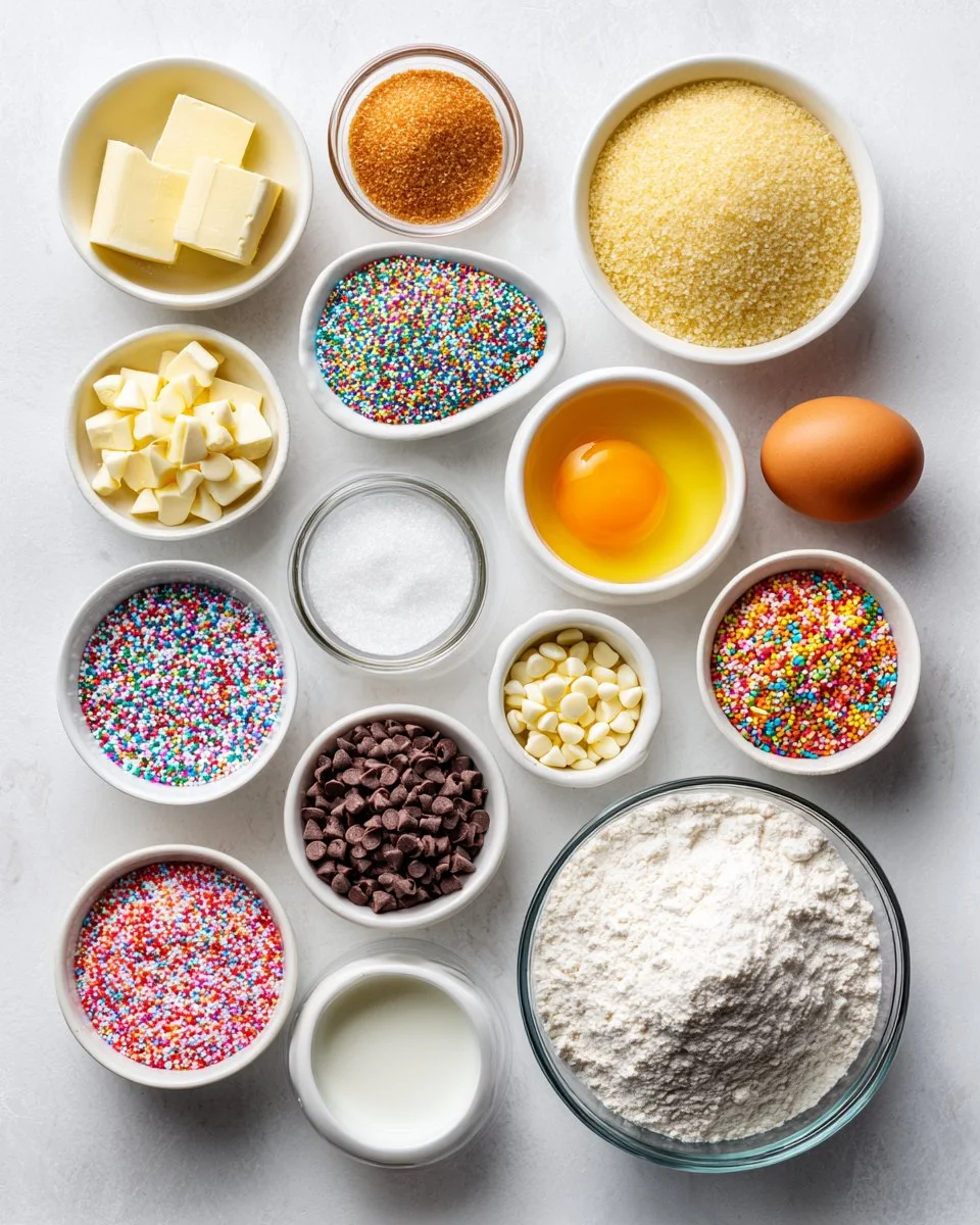 Thick and Chewy Sprinkles Cookies